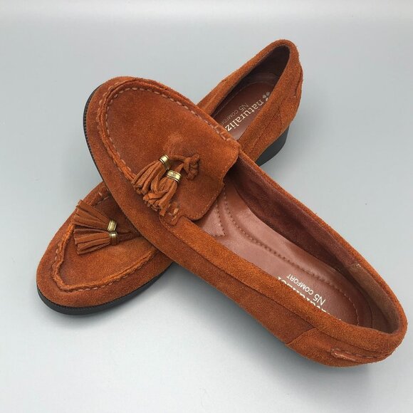 Naturalizer N5 Comfort Suede Mocassin Style Shoe - Picture 4 of 16